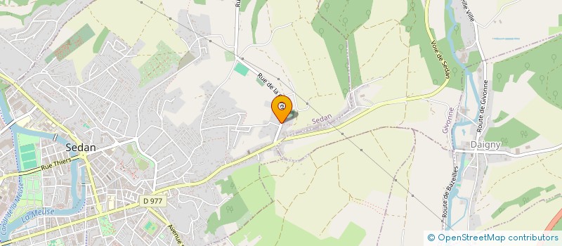 localisation de l'entreprise MONSIEUR AXEL ROBERT  SEDAN