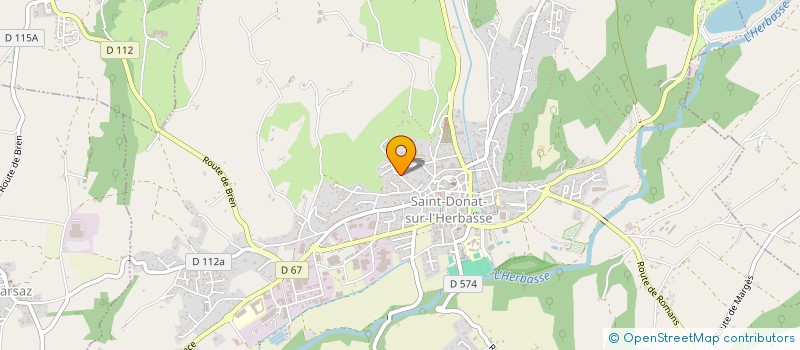 localisation de l'entreprise MONSIEUR AXEL ROBIN  SAINT-DONAT-SUR-L'HERBASSE
