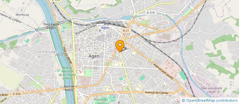 localisation de l'entreprise MONSIEUR AXEL ROQUE  AGEN