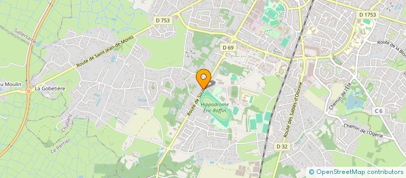 localisation de l'entreprise MONSIEUR AXEL ROUSSEAU à CHALLANS