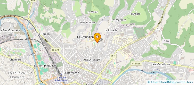 localisation de l'entreprise MONSIEUR AXEL ROUSSEL à PERIGUEUX