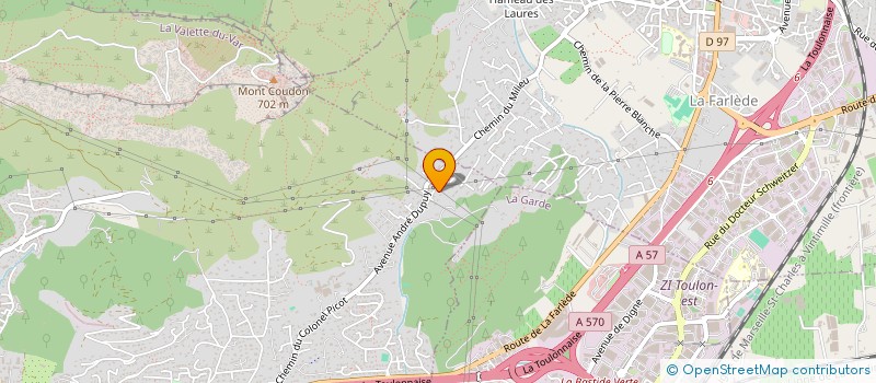 localisation de l'entreprise MONSIEUR AXEL ROUX  LA VALETTE-DU-VAR