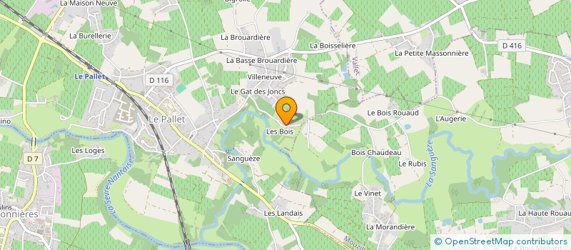 localisation de l'entreprise MONSIEUR AXEL ROUXEVILLE  LA CHAPELLE-HEULIN