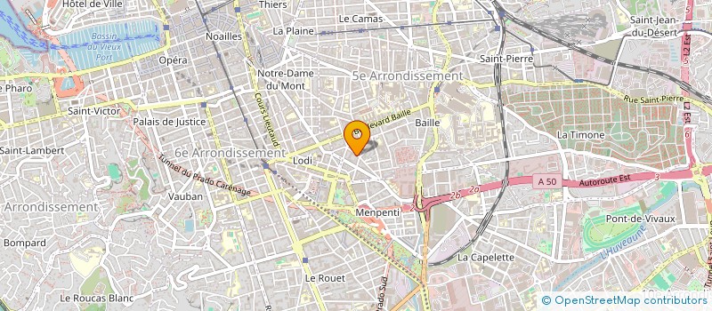 localisation de l'entreprise MONSIEUR AXEL ROZAND à MARSEILLE