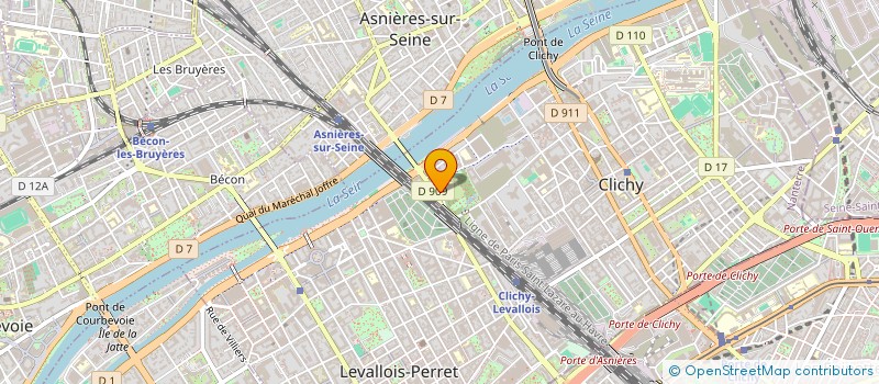 localisation de l'entreprise MONSIEUR AXEL ROZIERE à CLICHY
