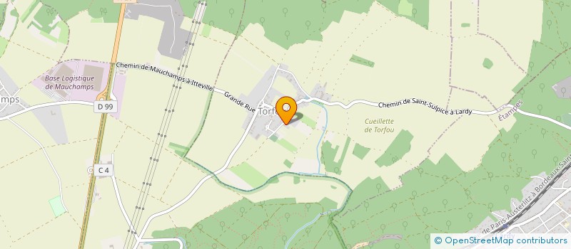 localisation de l'entreprise MONSIEUR AXEL SAINSERE  TORFOU