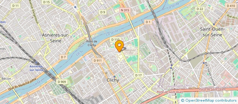 localisation de l'entreprise MONSIEUR AXEL SALINIERE à CLICHY