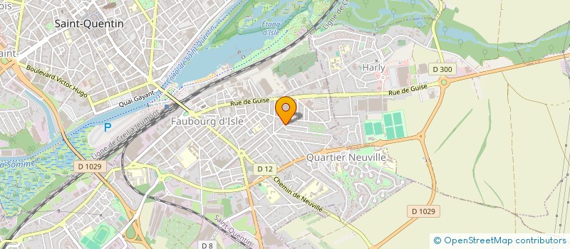 localisation de l'entreprise MONSIEUR AXEL SARAZIN  SAINT-QUENTIN