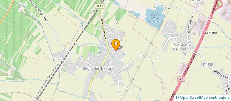 localisation de l'entreprise MONSIEUR AXEL SAUNOIS  BLIGNY-LES-BEAUNE