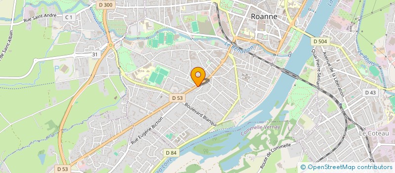 localisation de l'entreprise MONSIEUR AXEL SCHENK à ROANNE