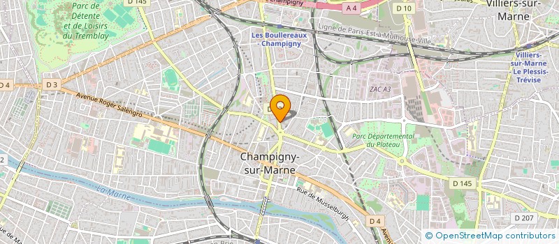 localisation de l'entreprise MONSIEUR AXEL SELLAM à CHAMPIGNY-SUR-MARNE