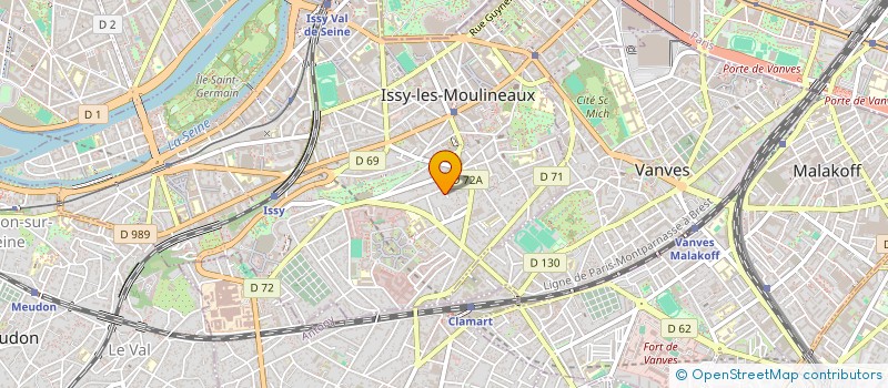 localisation de l'entreprise MONSIEUR AXEL SEN à ISSY-LES-MOULINEAUX