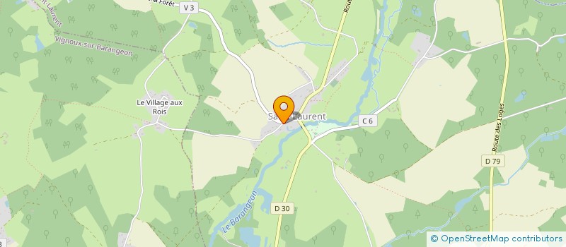 localisation de l'entreprise MONSIEUR AXEL SENEE  SAINT-LAURENT