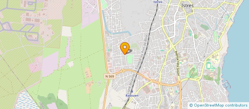 localisation de l'entreprise MONSIEUR AXEL SENGENES  ISTRES