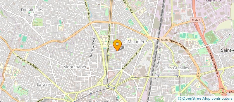 localisation de l'entreprise MONSIEUR AXEL SIBERT à DIJON