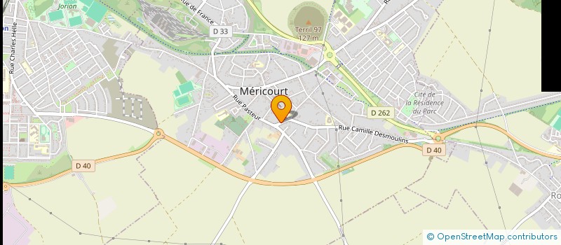 localisation de l'entreprise MONSIEUR AXEL SMIATEK  MERICOURT