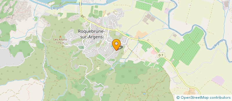 localisation de l'entreprise MONSIEUR AXEL SONNEGA à ROQUEBRUNE-SUR-ARGENS