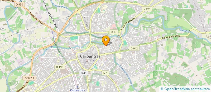 localisation de l'entreprise MONSIEUR AXEL SOUQUE à CARPENTRAS