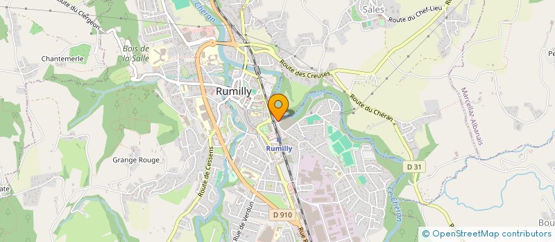 localisation de l'entreprise MONSIEUR AXEL SZYMCZAK  RUMILLY