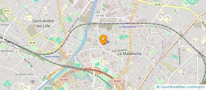 localisation de l'entreprise MONSIEUR AXEL TACQUET à LA MADELEINE