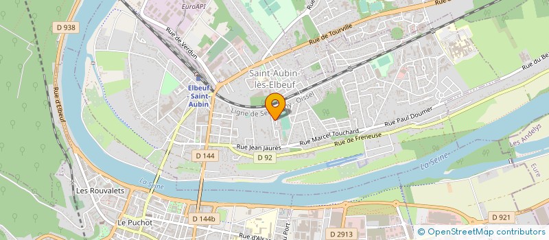localisation de l'entreprise MONSIEUR AXEL TALLEUX  SAINT-AUBIN-LES-ELBEUF