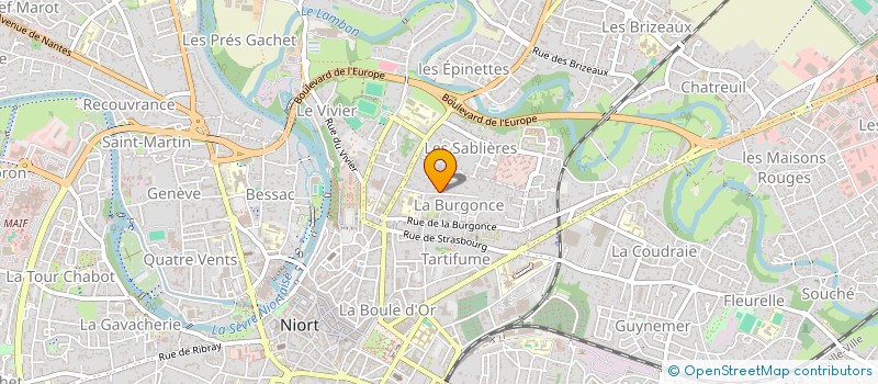 localisation de l'entreprise MONSIEUR AXEL TCHAKOUTE  NIORT