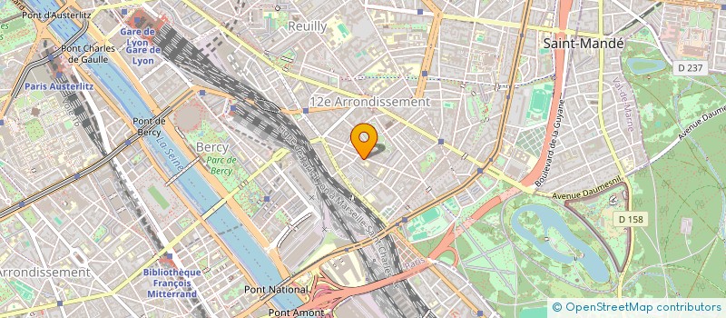 localisation de l'entreprise MONSIEUR AXEL TEYSSIER  PARIS