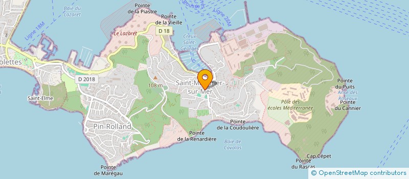 localisation de l'entreprise MONSIEUR AXEL THOB  SAINT-MANDRIER-SUR-MER