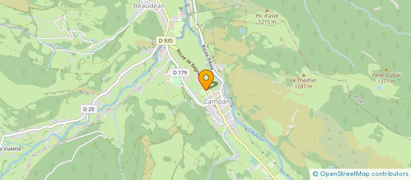 localisation de l'entreprise MONSIEUR AXEL THOMAS  SOUES