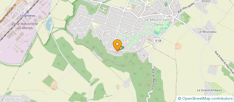 localisation de l'entreprise MONSIEUR AXEL TRICAUD  LE MESNIL-SAINT-DENIS