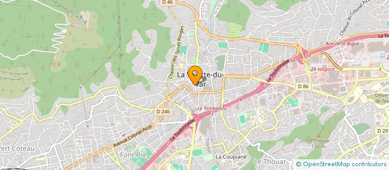 localisation de l'entreprise MONSIEUR AXEL TRICOT  LA VALETTE-DU-VAR