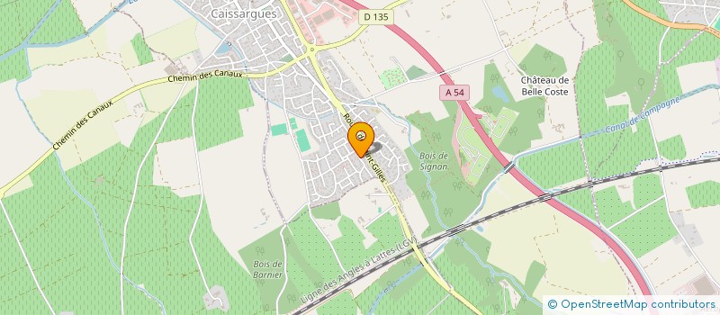 localisation de l'entreprise MONSIEUR AXEL VALLADIER à CAISSARGUES