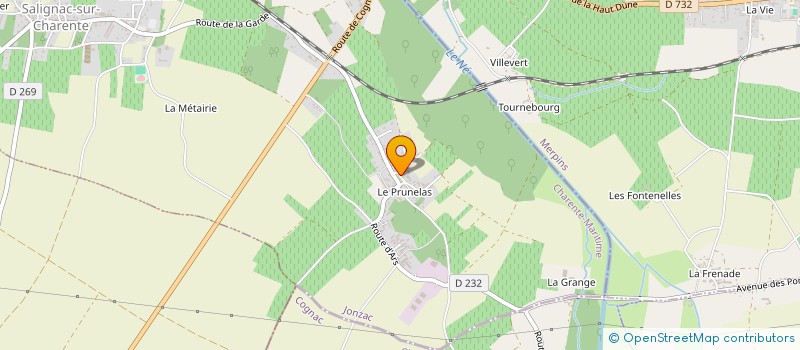 localisation de l'entreprise MONSIEUR AXEL VASSET  SALIGNAC-SUR-CHARENTE