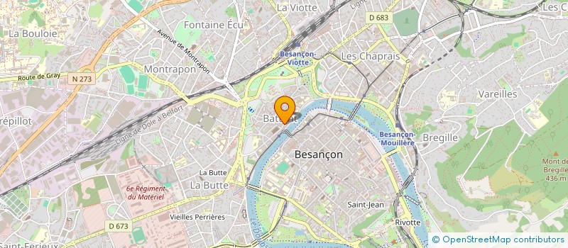 localisation de l'entreprise MONSIEUR AXEL VEJUX  BESANCON