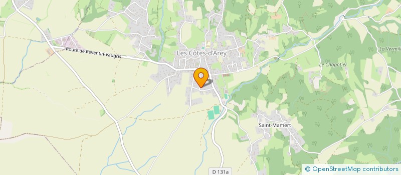localisation de l'entreprise MONSIEUR AXEL VELLAY  LES COTES-D'AREY