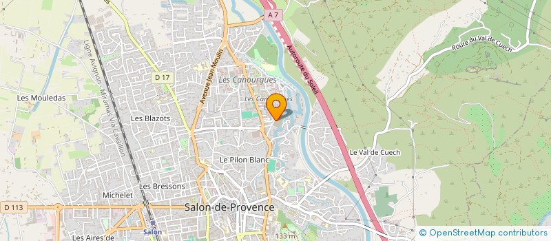 localisation de l'entreprise MONSIEUR AXEL VIERNE  SALON-DE-PROVENCE