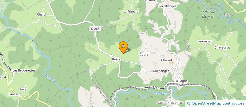 localisation de l'entreprise MONSIEUR AXEL VIGNERON  SAINT-SAUVEUR-LA-SAGNE