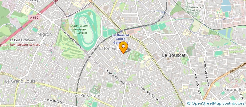 localisation de l'entreprise MONSIEUR AXEL VIGNOLAS  LE BOUSCAT