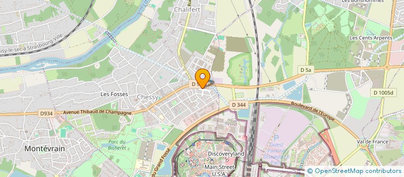 localisation de l'entreprise MONSIEUR AXEL VILDEUIL  CHESSY