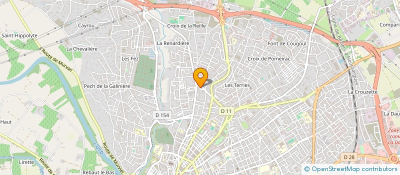 localisation de l'entreprise MONSIEUR AXEL VILLENEUVE  BEZIERS