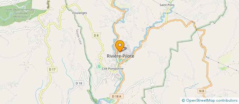 localisation de l'entreprise MONSIEUR AXEL VINCENT  RIVIERE-PILOTE