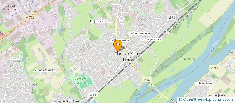 localisation de l'entreprise MONSIEUR AXEL VO  THOUARE-SUR-LOIRE