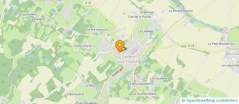 localisation de l'entreprise MONSIEUR AXEL ZAHEE  LA CAILLERE-SAINT-HILAIRE