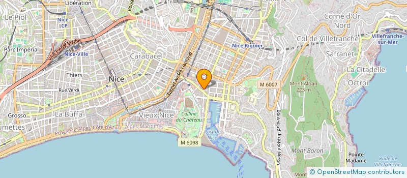 localisation de l'entreprise MONSIEUR AXEL ZISCHKA à NICE