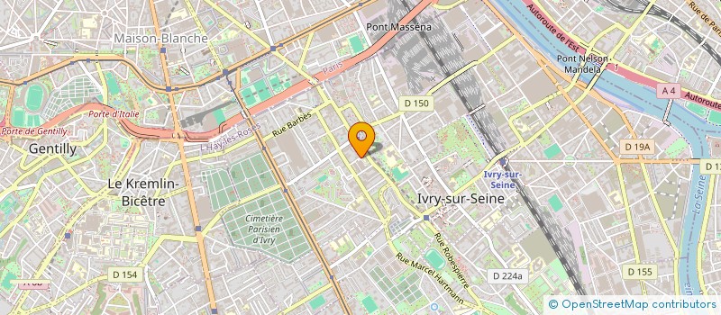 localisation de l'entreprise MONSIEUR AXELL KATOMBA  IVRY-SUR-SEINE