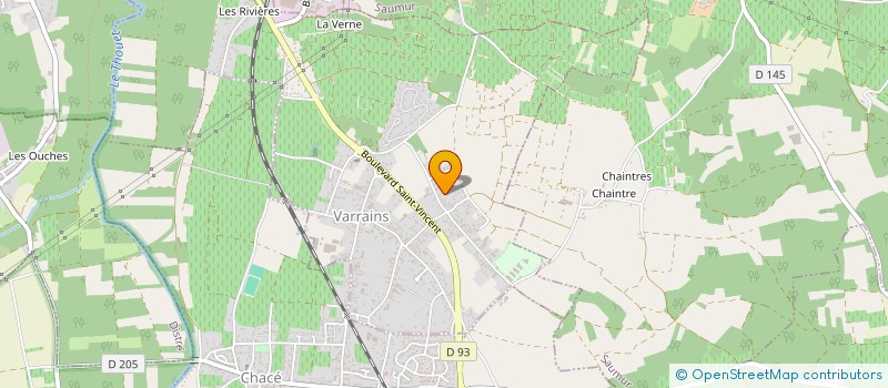 localisation de l'entreprise MONSIEUR AXENCE VANNIER--CHATRE  VARRAINS