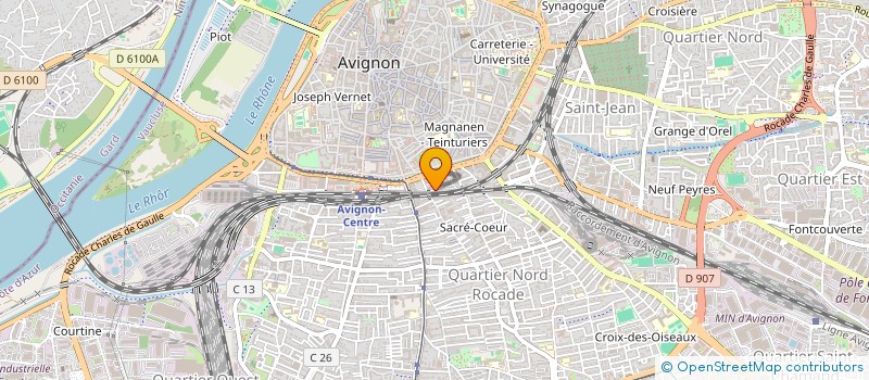 localisation de l'entreprise MONSIEUR AYACHI BENOUARET  AVIGNON