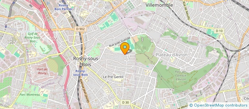 localisation de l'entreprise MONSIEUR AYAD DHANON à ROSNY-SOUS-BOIS