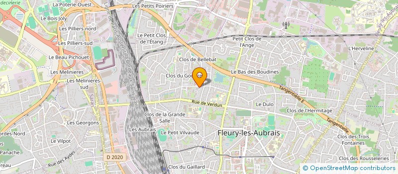 localisation de l'entreprise MONSIEUR AYAD EJAHIOUAN à FLEURY-LES-AUBRAIS