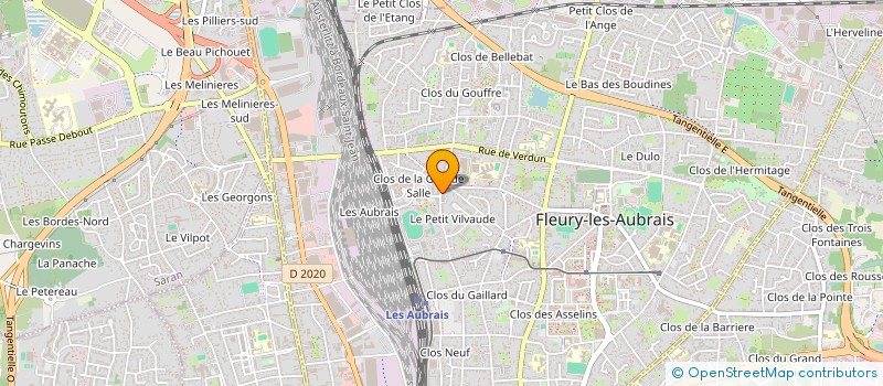 localisation de l'entreprise MONSIEUR AYAD EL FAKIR ALI ABDOU à FLEURY-LES-AUBRAIS